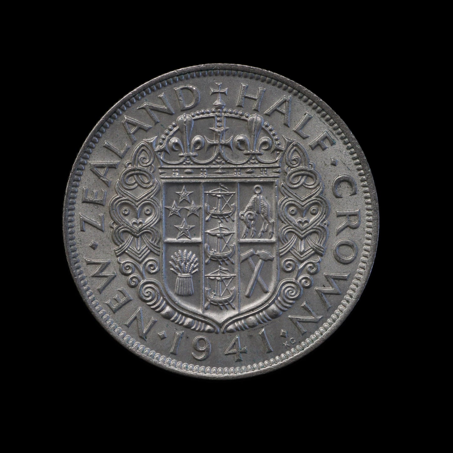 New Zealand 1941 Halfcrown. EF!