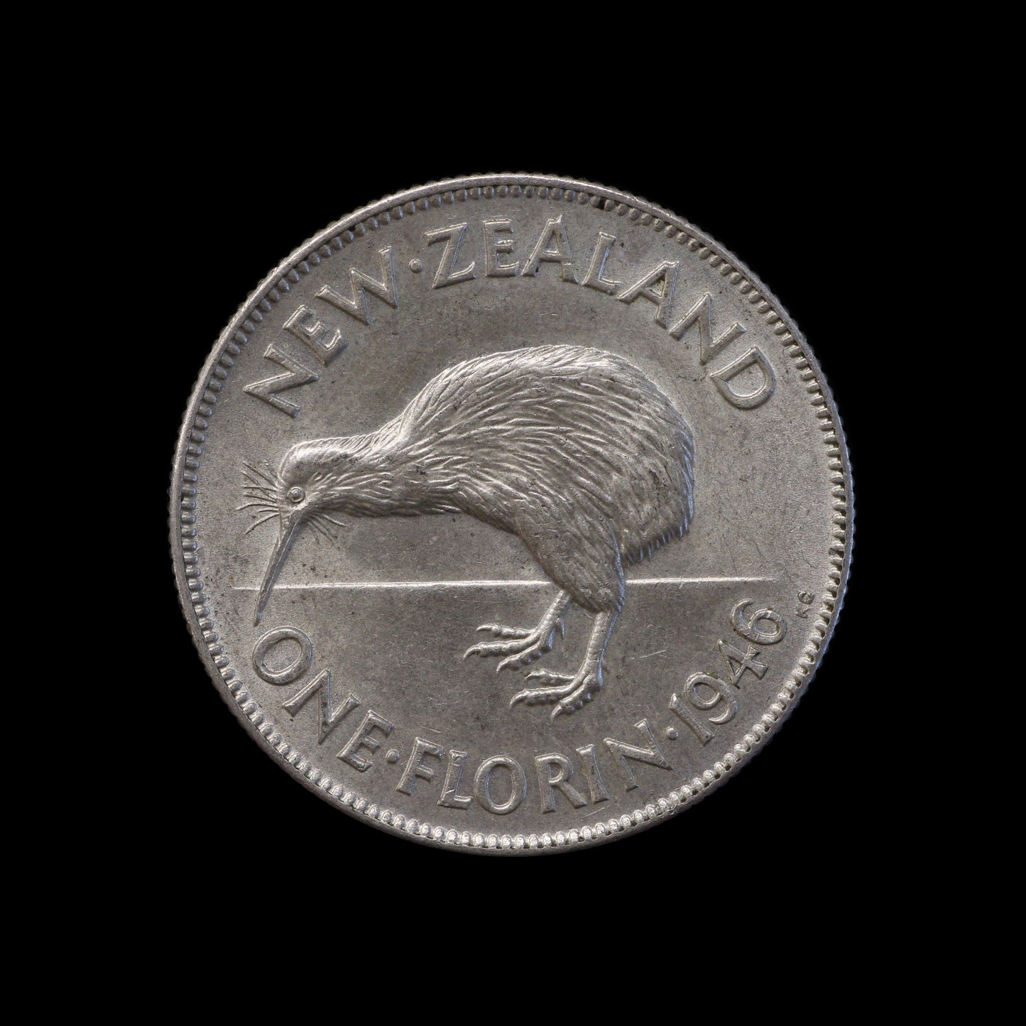 New Zealand 1946 Florin