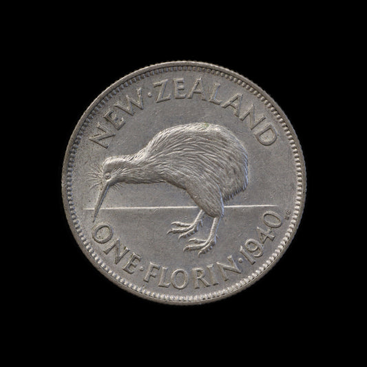 New Zealand 1940 Florin