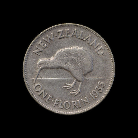 New Zealand 1935 Florin!