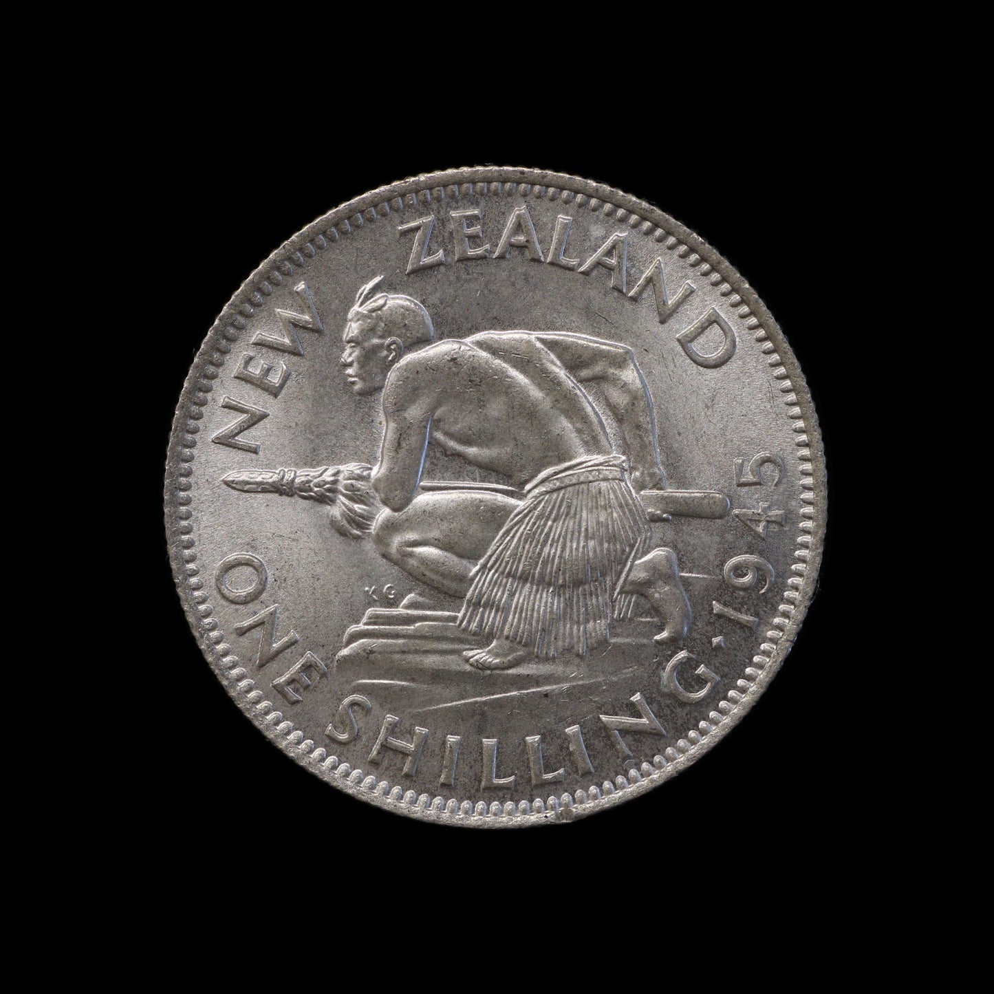 New Zealand 1945 Shilling