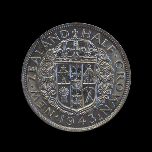 New Zealand 1943 Halfcrown