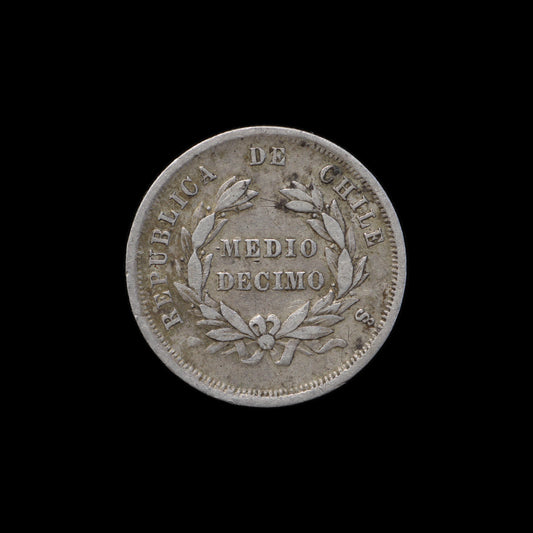 Chile ½ Decimo 1868