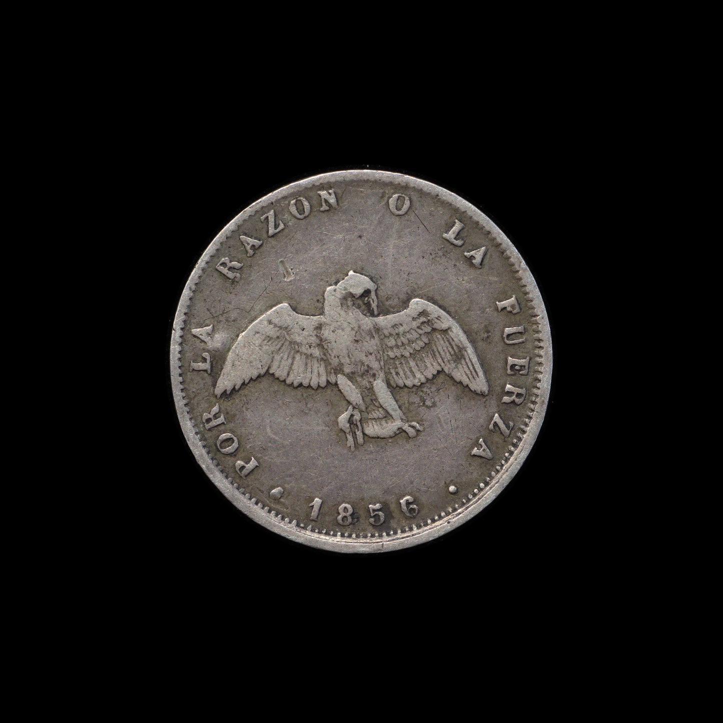 Chile Half Decimo 1856