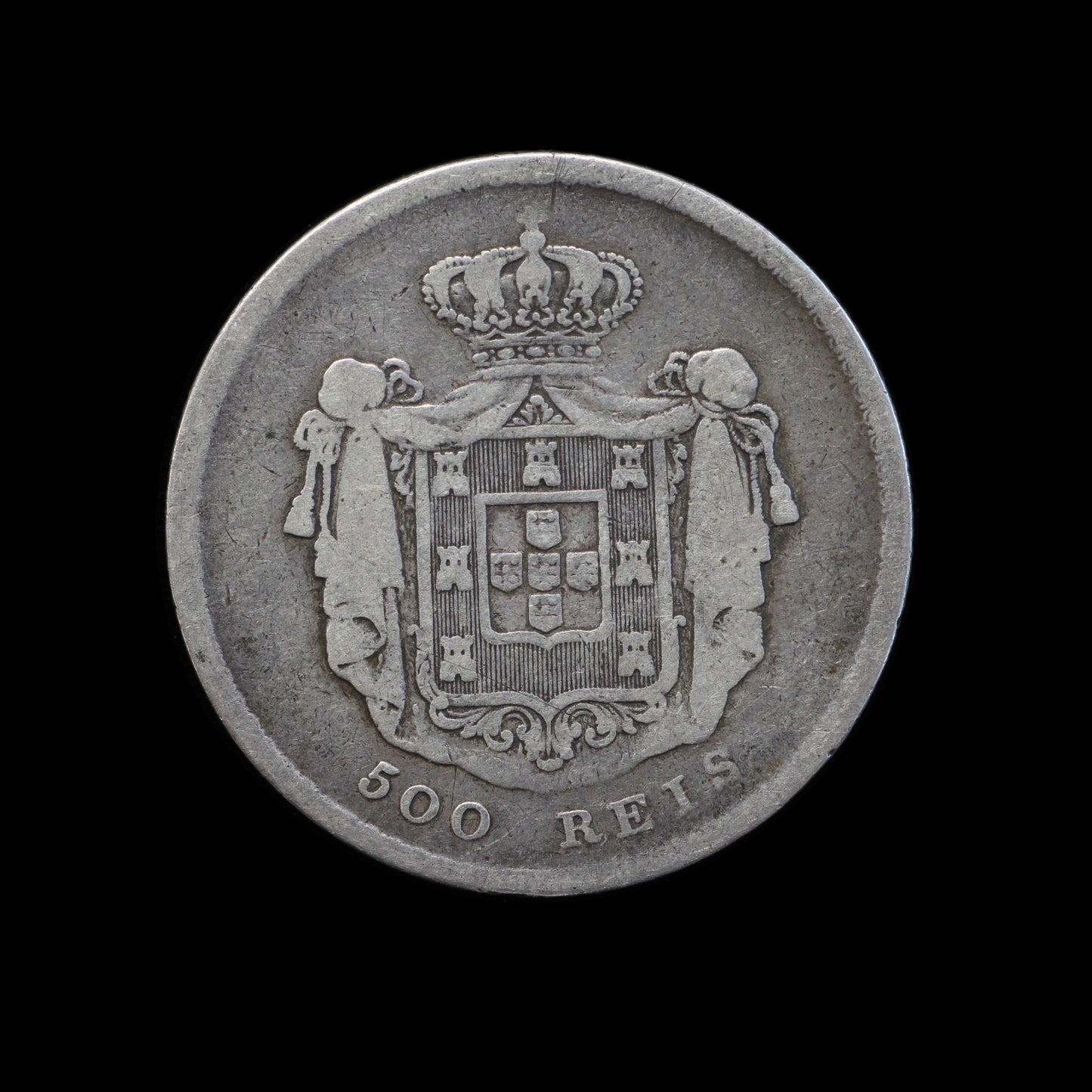 Portugal 500 Reis 1855