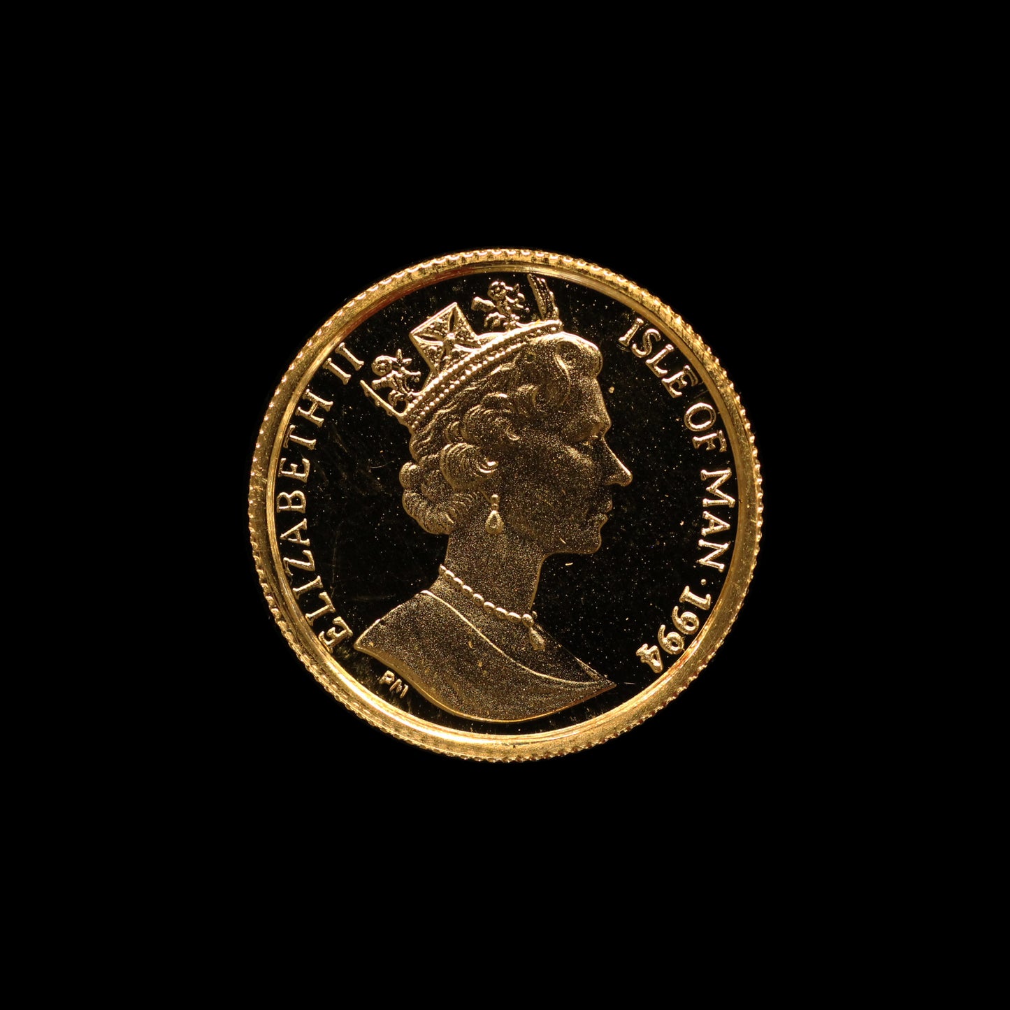 Isle Of Man 1994 One Angel Pure Gold