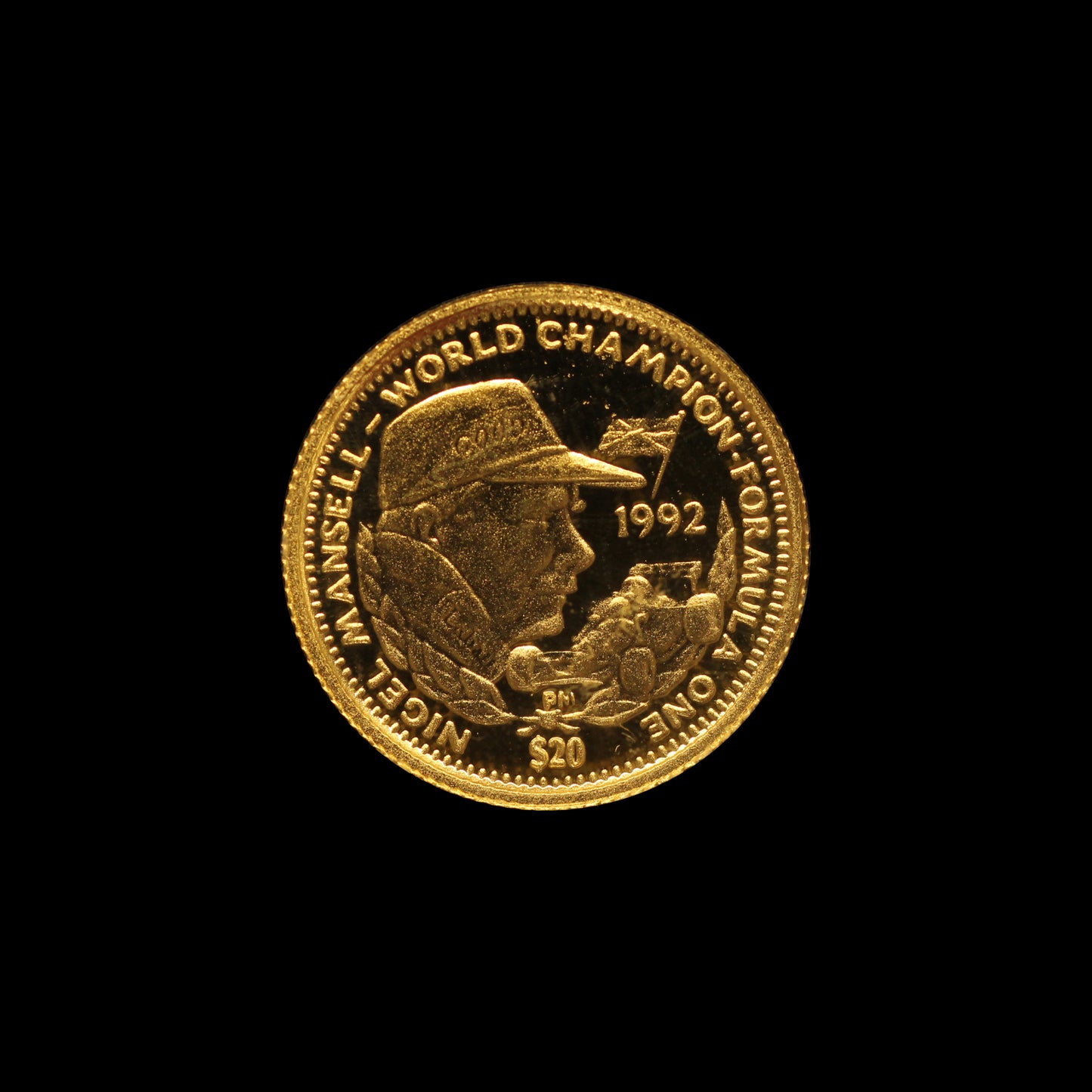 Liberia 1992 $20 Pure Gold
