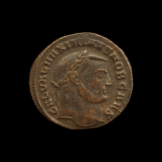 Rome Maximinus II Billon Follis 308 AD