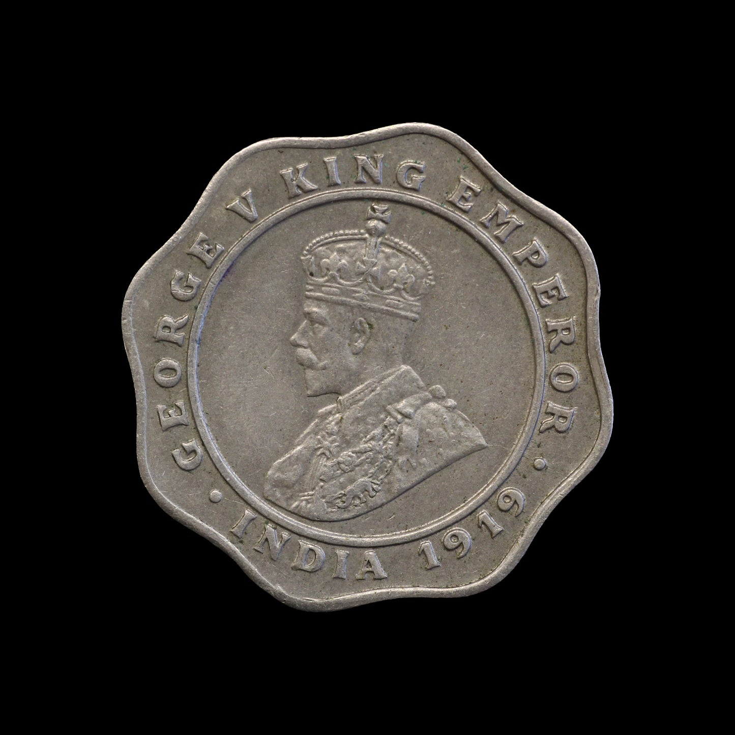 India 4 Annas 1919