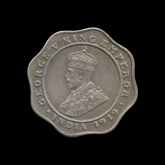 India 4 Annas 1919