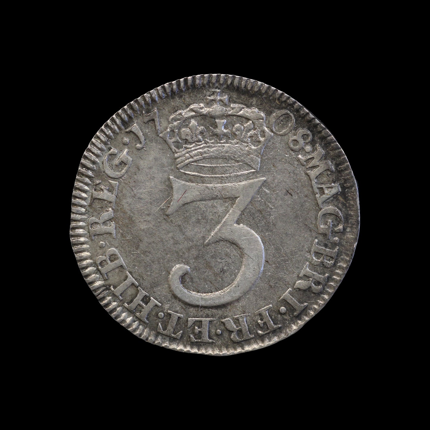 Great Britain Threepence 1708