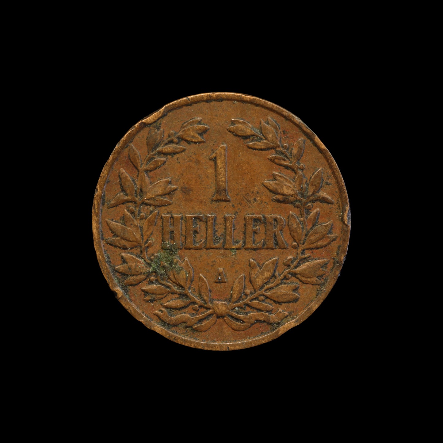 German East Africa 1 Heller 1913A