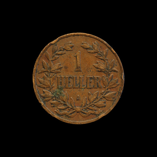 German East Africa 1 Heller 1913A