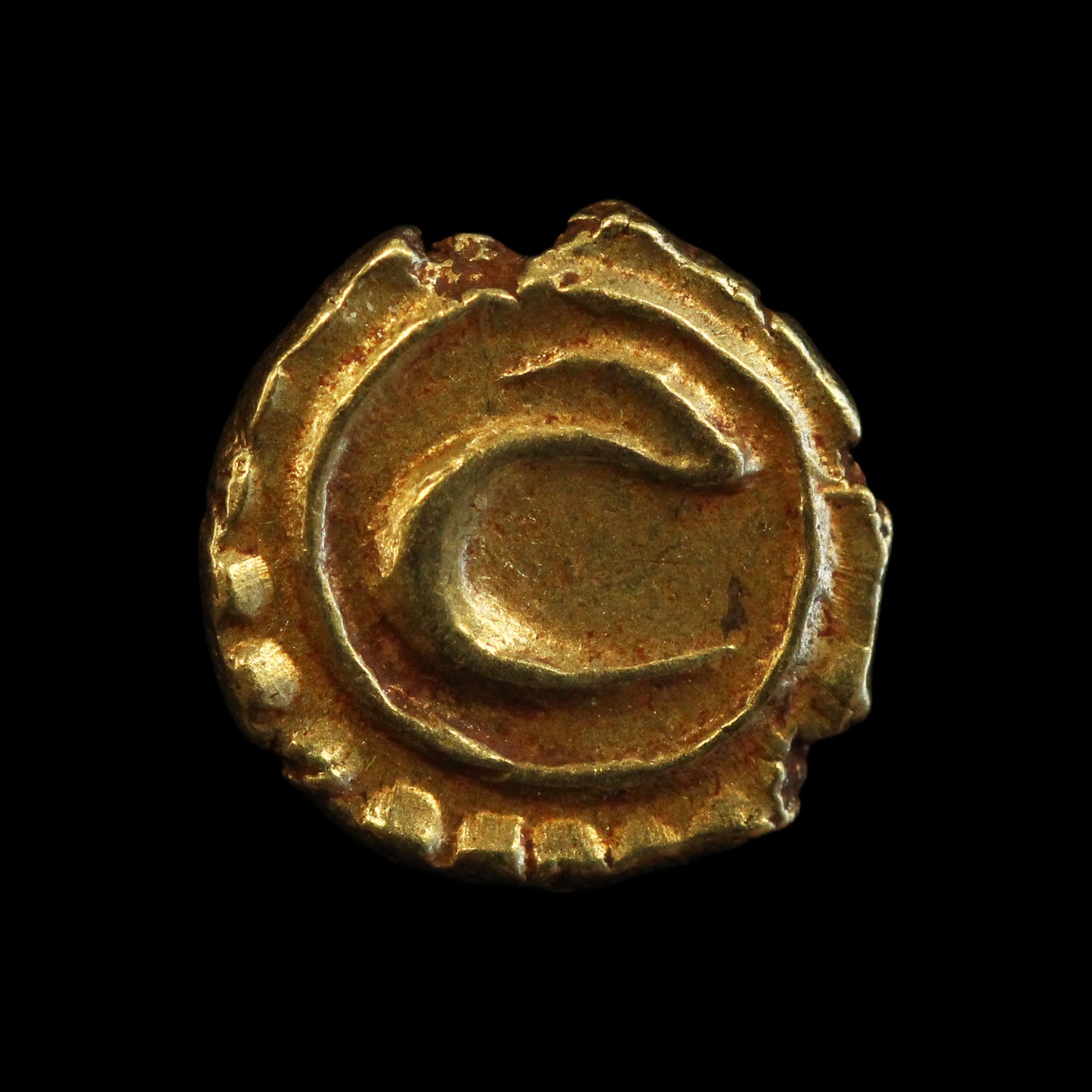 India Mysore Gold Fanam
