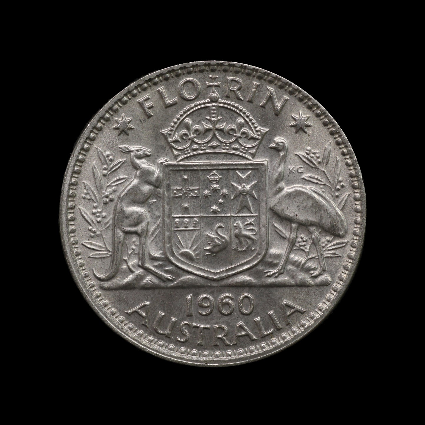 Australia 1960 Florin Uncirculated