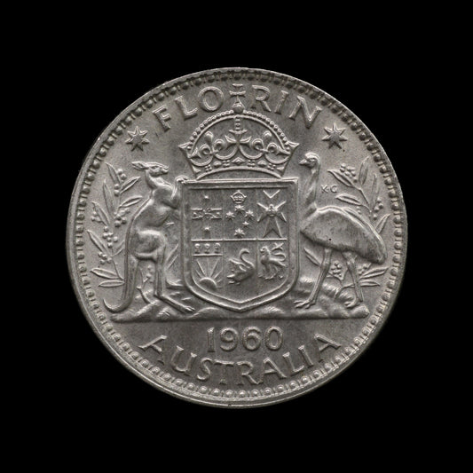 Australia 1960 Florin Uncirculated