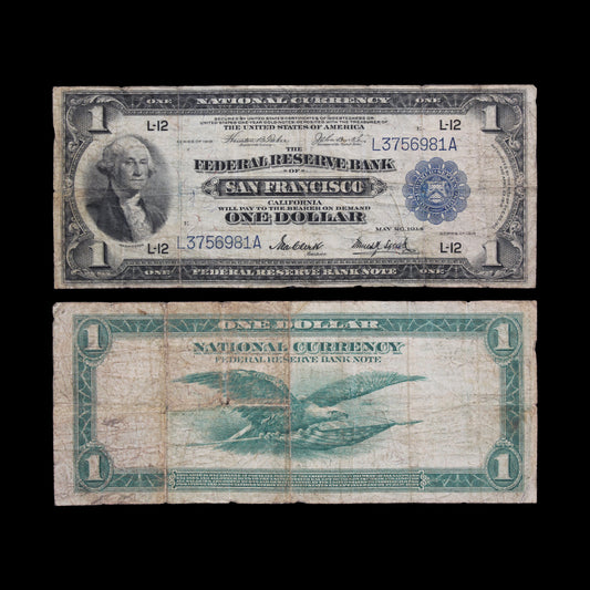 USA $1 Federal Reserve Series of 1918