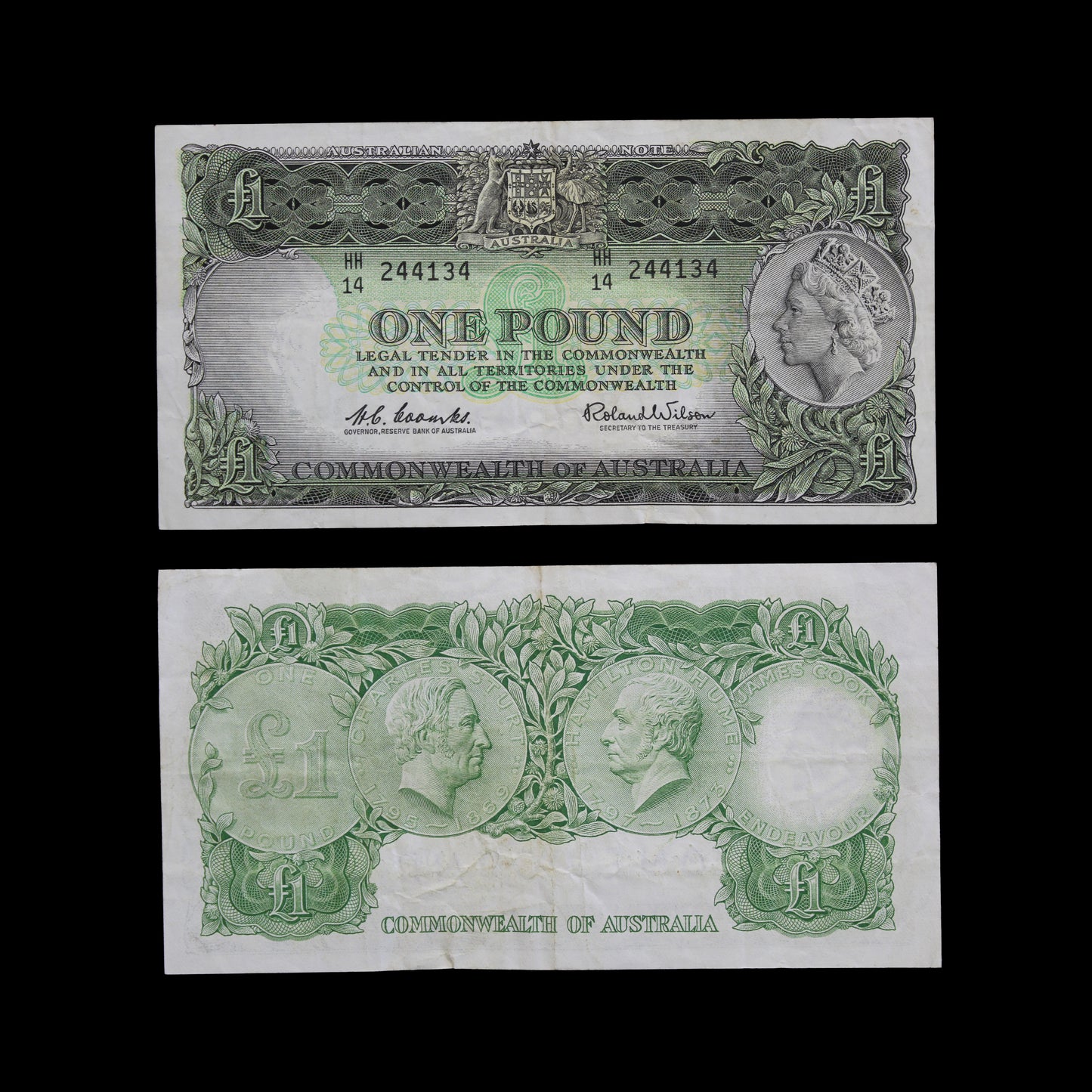 Australia One Pound 1953 - 1960