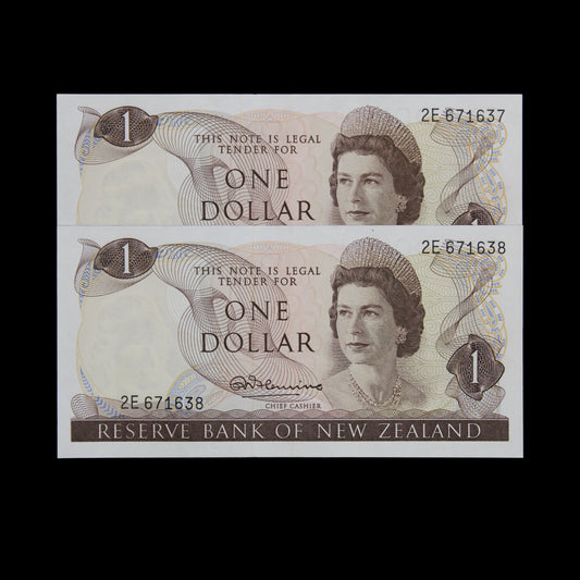 Fleming $1 Consecutive Pair