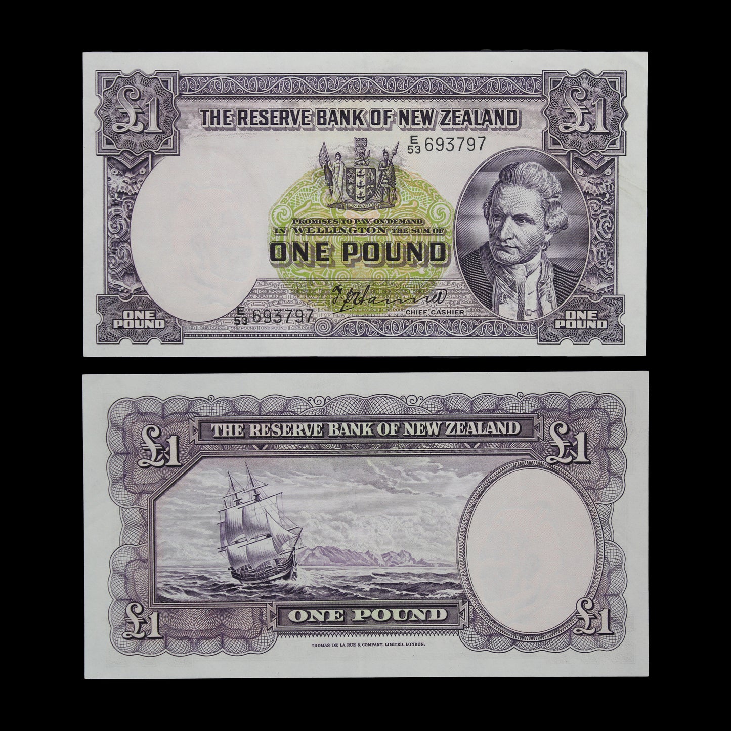Hanna One Pound Consercutive Pair. aEF