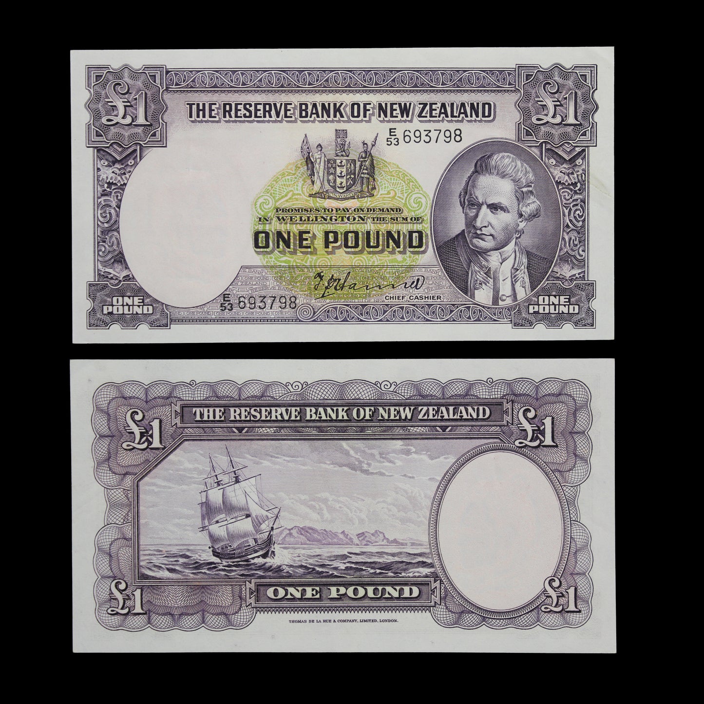 Hanna One Pound Consercutive Pair. aEF