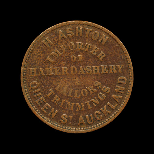 Ashton Halfpenny Token 1858
