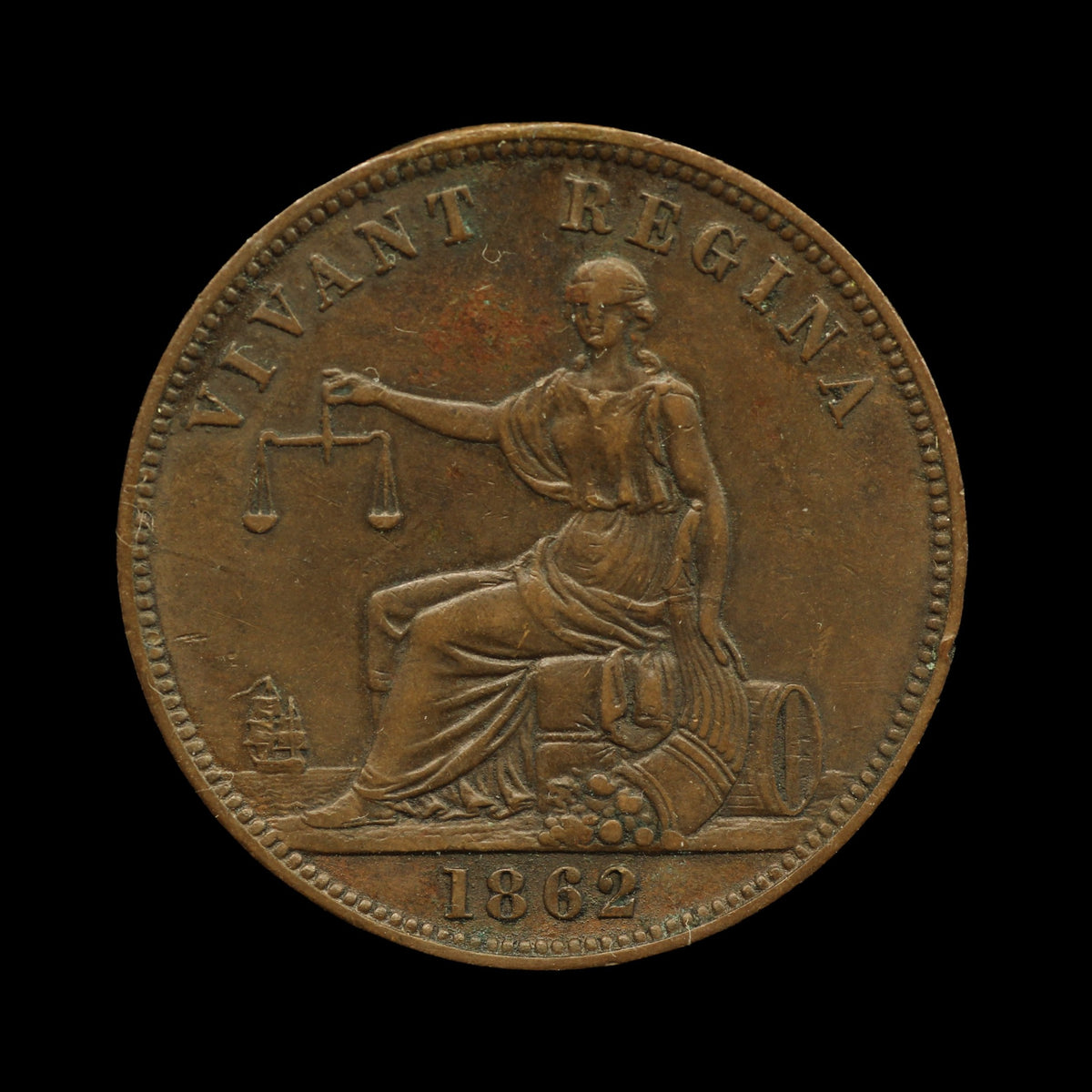 De Carle Penny 1862. gVF