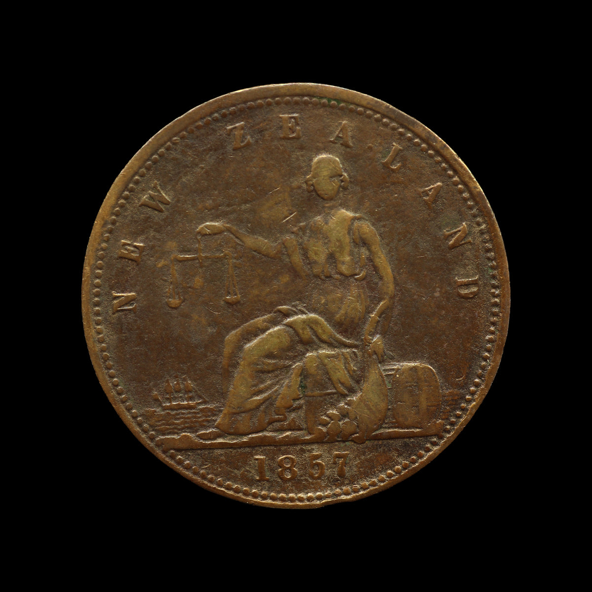 Day & Mieville Penny 1857. F