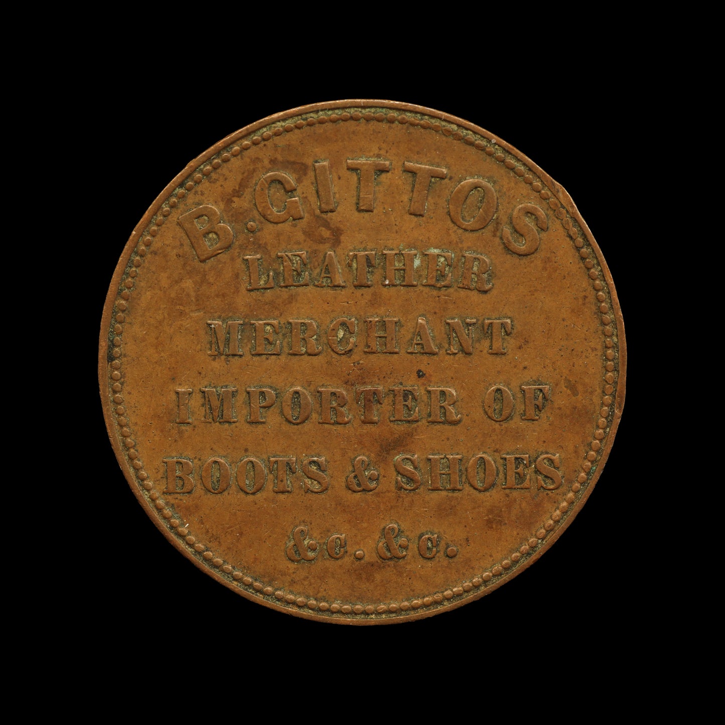 B Gittos Penny 1864