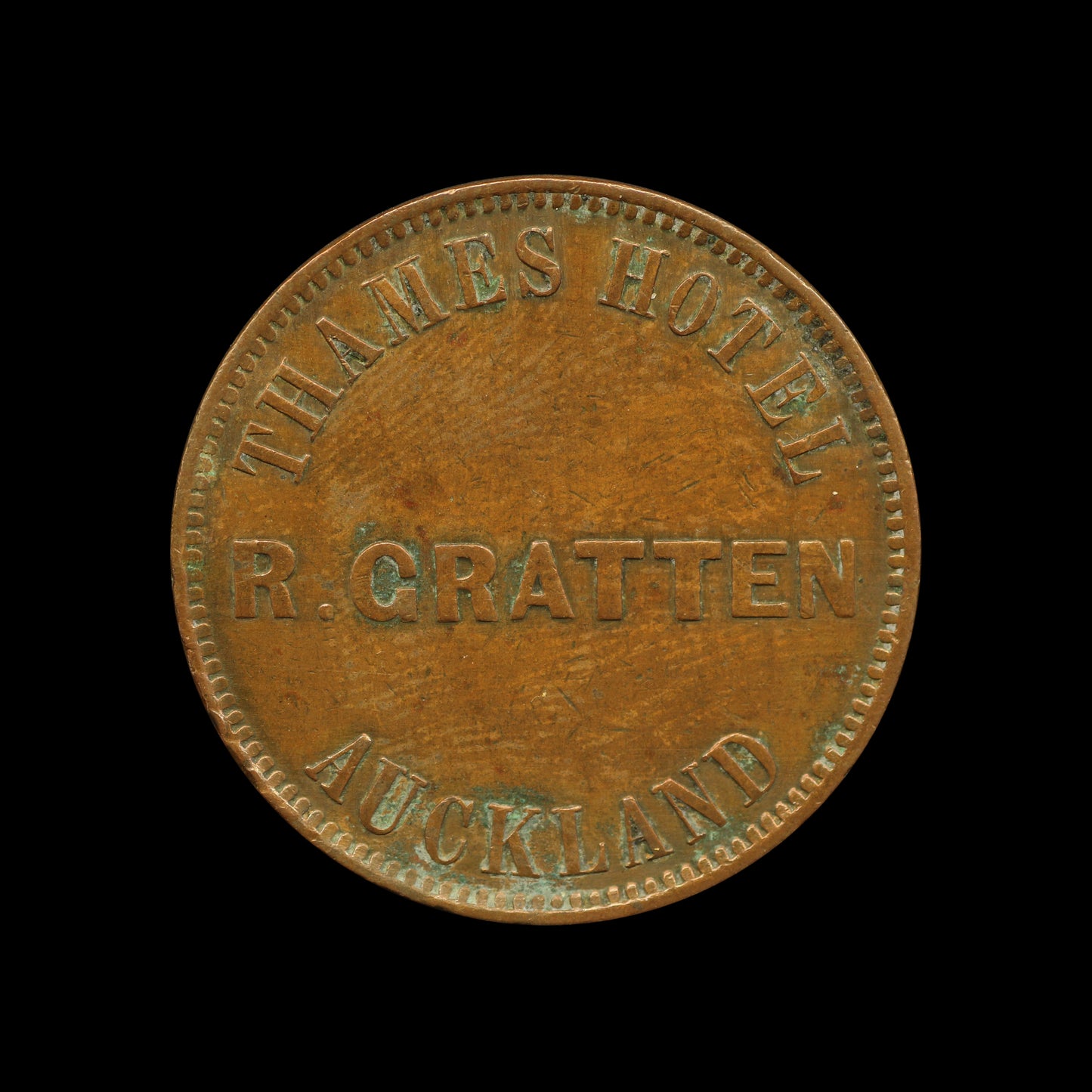 Gratten Penny Token 1872