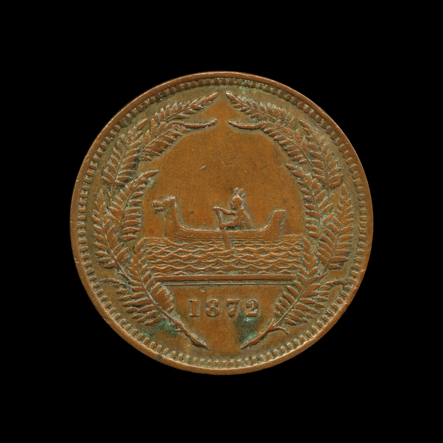 Gratten Penny Token 1872