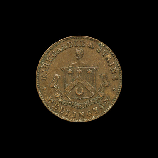 Kirkcaldie & Stains Halfpenny. VF