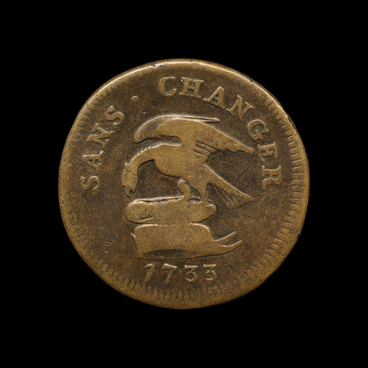 Isle of Man 1 Penny 1733