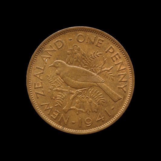 New Zealand Penny 1941. EF.