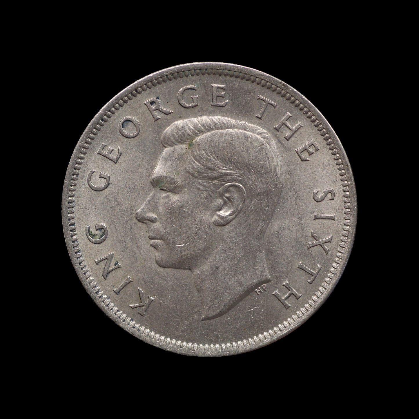 New Zealand Halfcrown 1949. EF