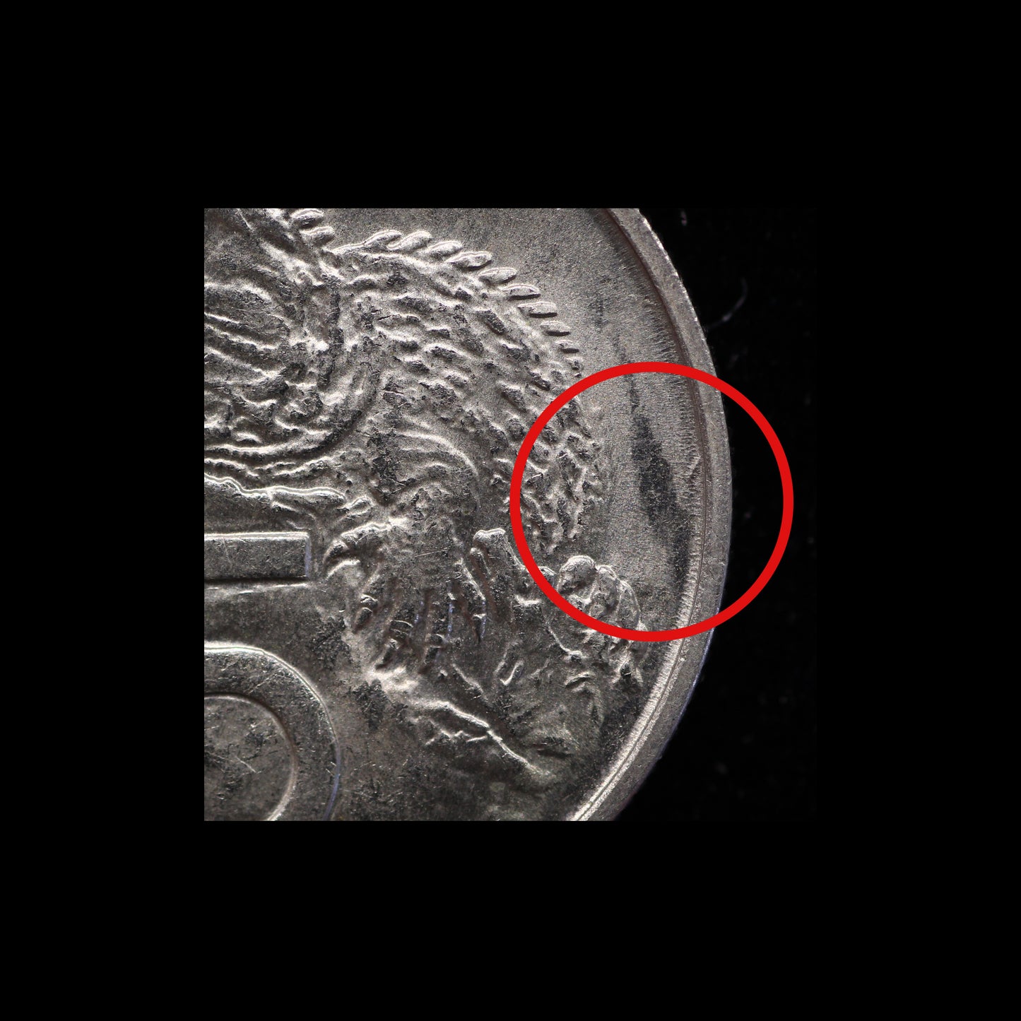 New Zealand 5 Cents 1967. No Sea to Right. UNC!
