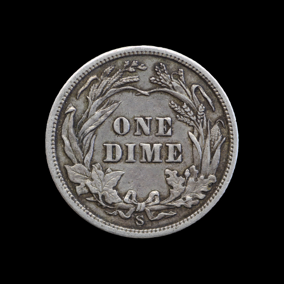 USA Barber Dime 1905-S. EF