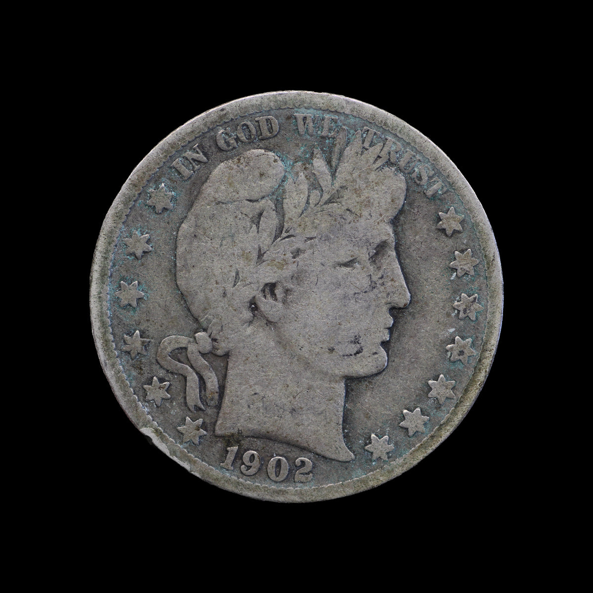 USA Barber Half Dollar 1902-S. Good