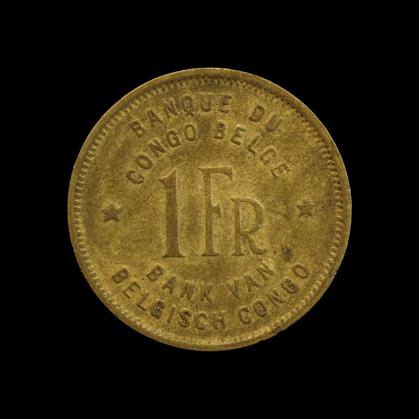 Belgian Congo Franc 1944. VF