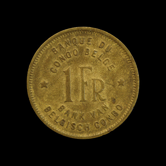 Belgian Congo Franc 1944. VF
