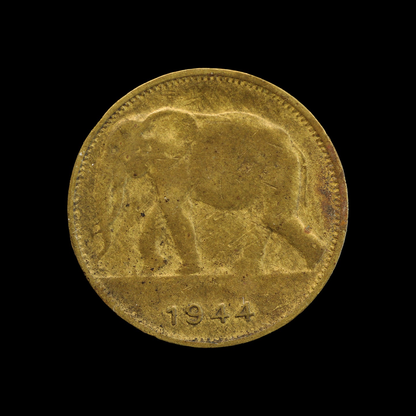 Belgian Congo Franc 1944. VF