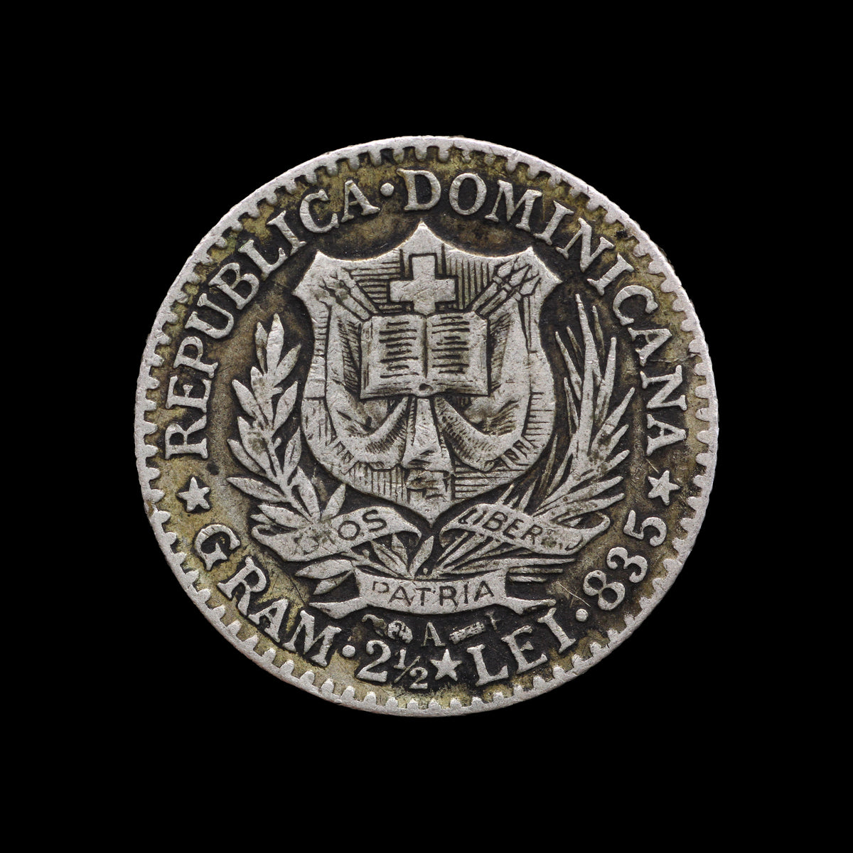 Dominican Republic Fifty Centesimos 1891-A. FV