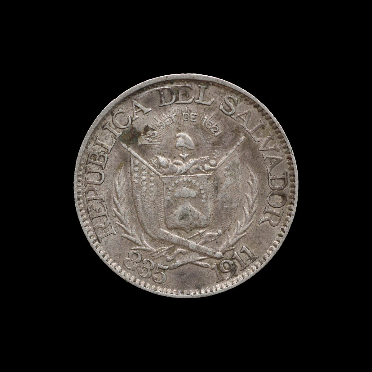 El Salvador Ten Centavos 1911. gVF