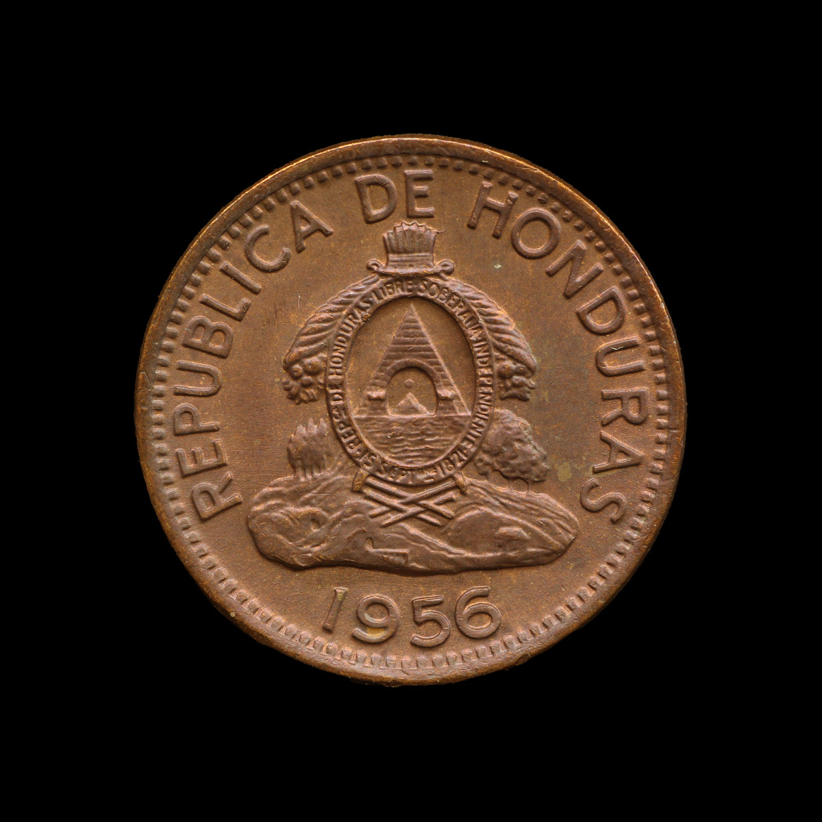Honduras 2 Centavos 1956. Uncirculated