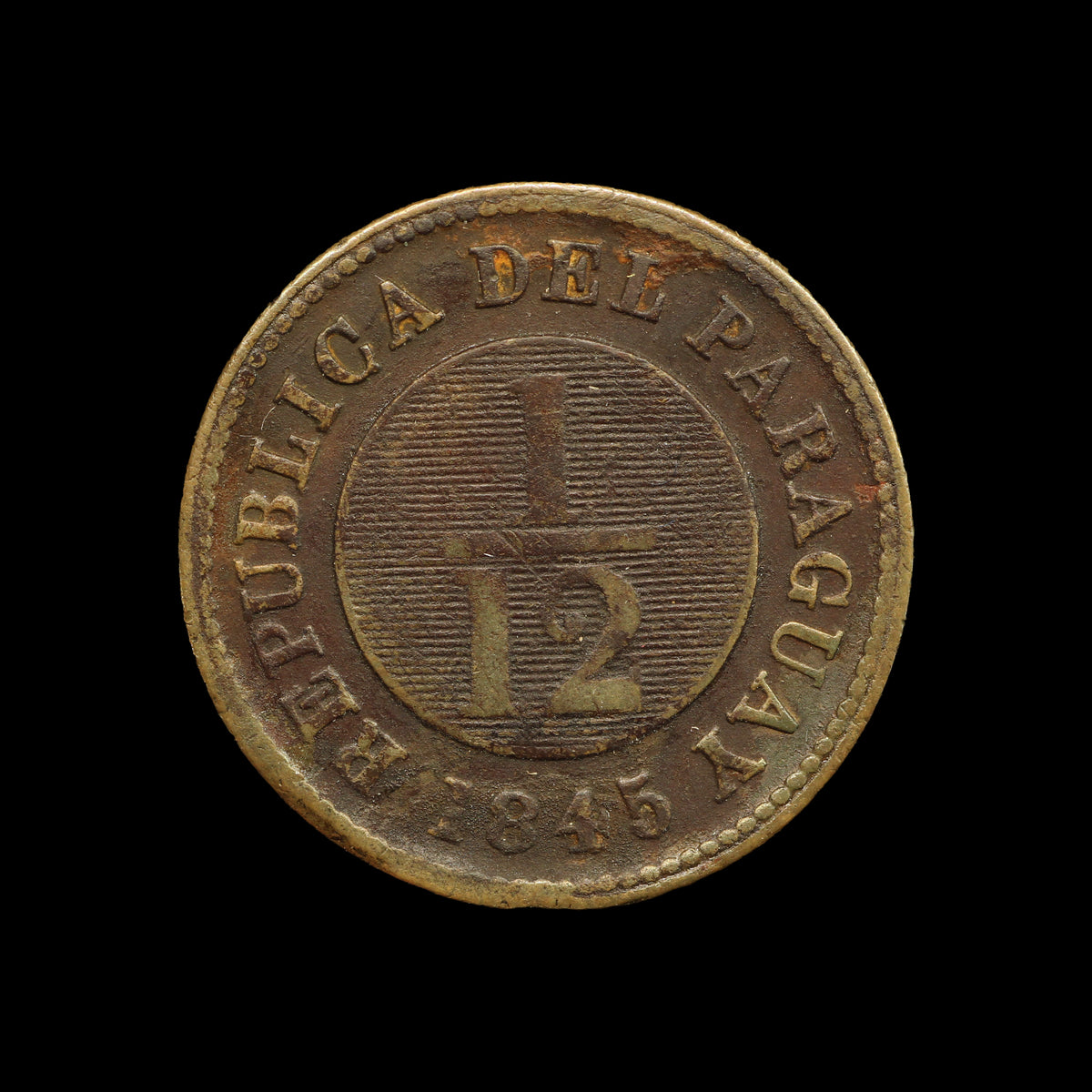 Paraguay &nbsp;1/12 Real 1845