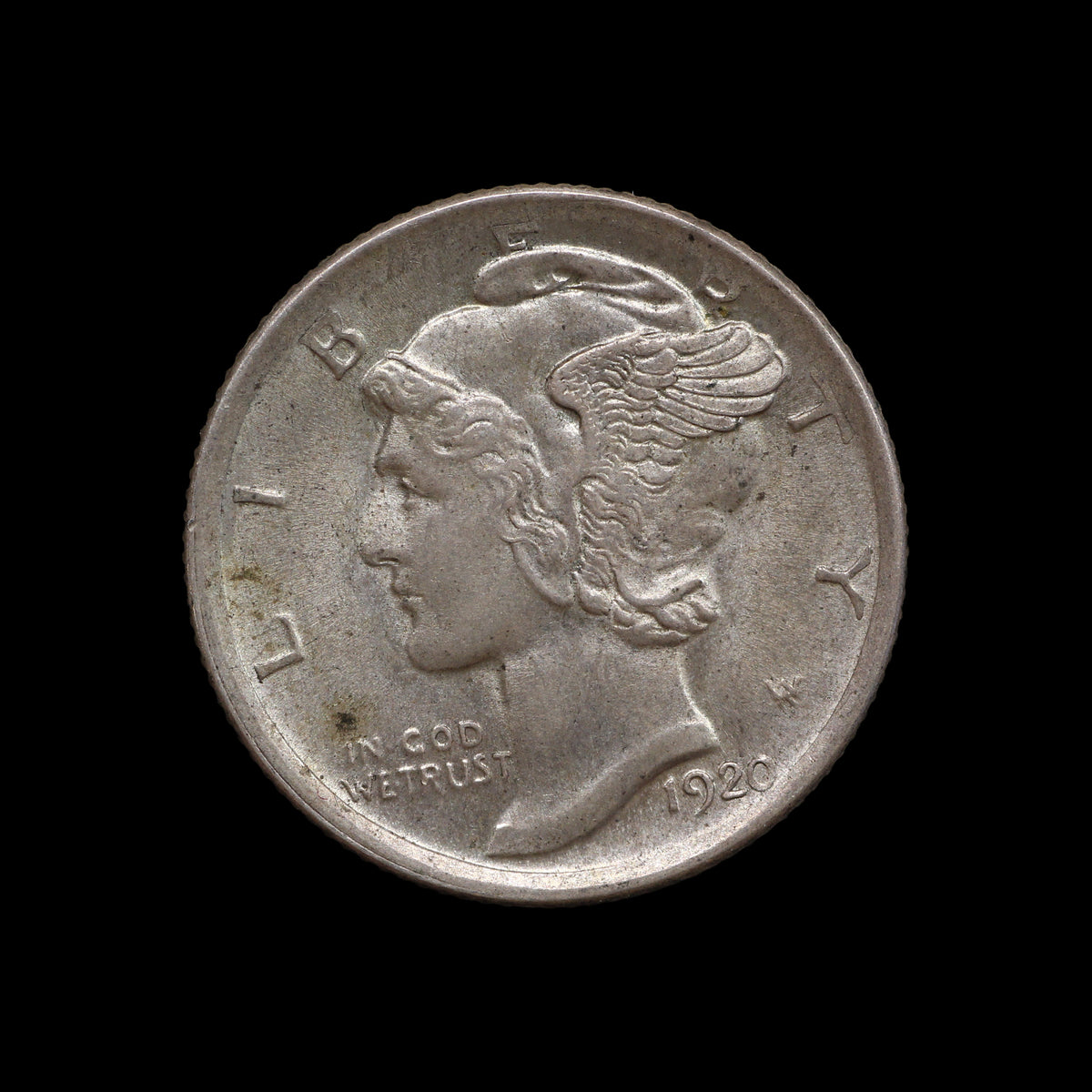 USA Mercury Dime 1920. AU