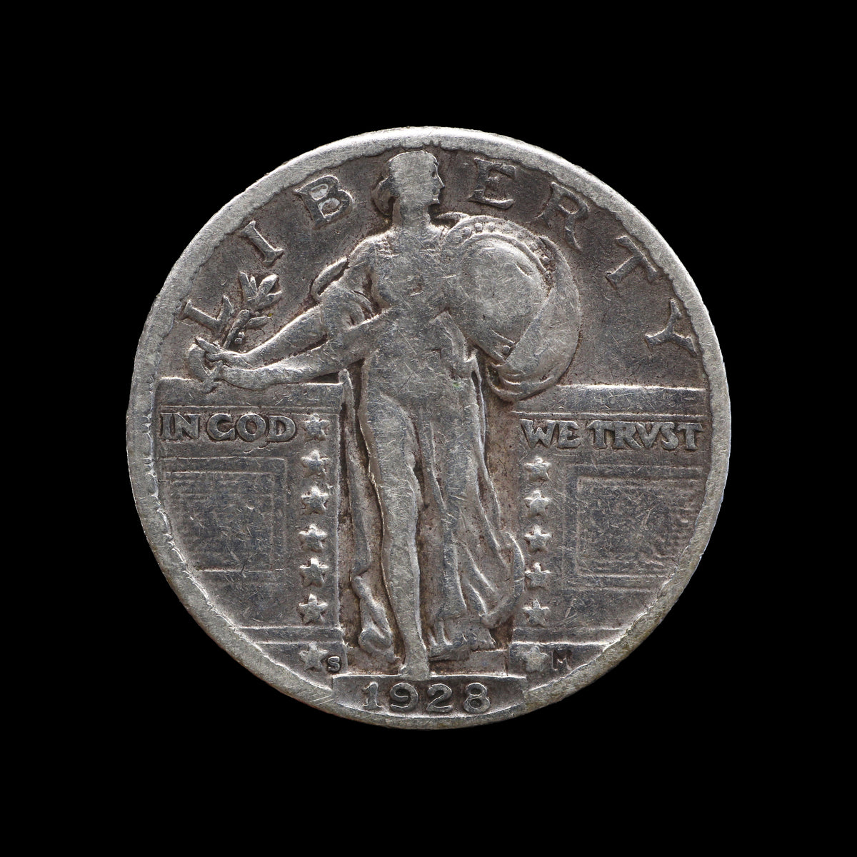 USA Quarter 1928-S. VF