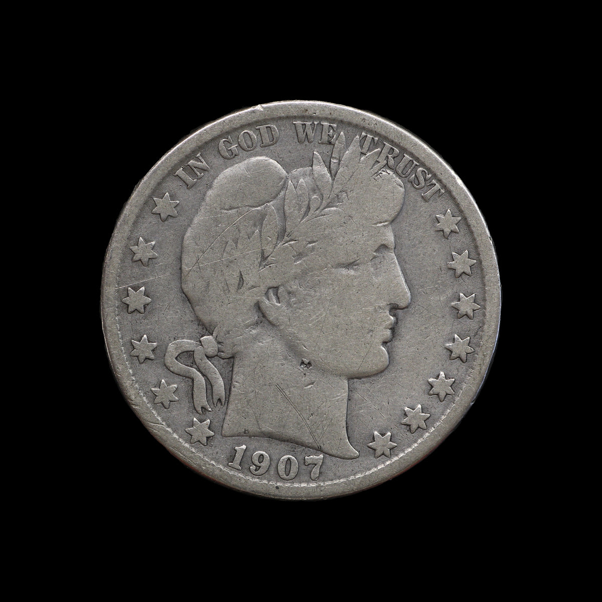 USA Barber Quarter 1907-O
