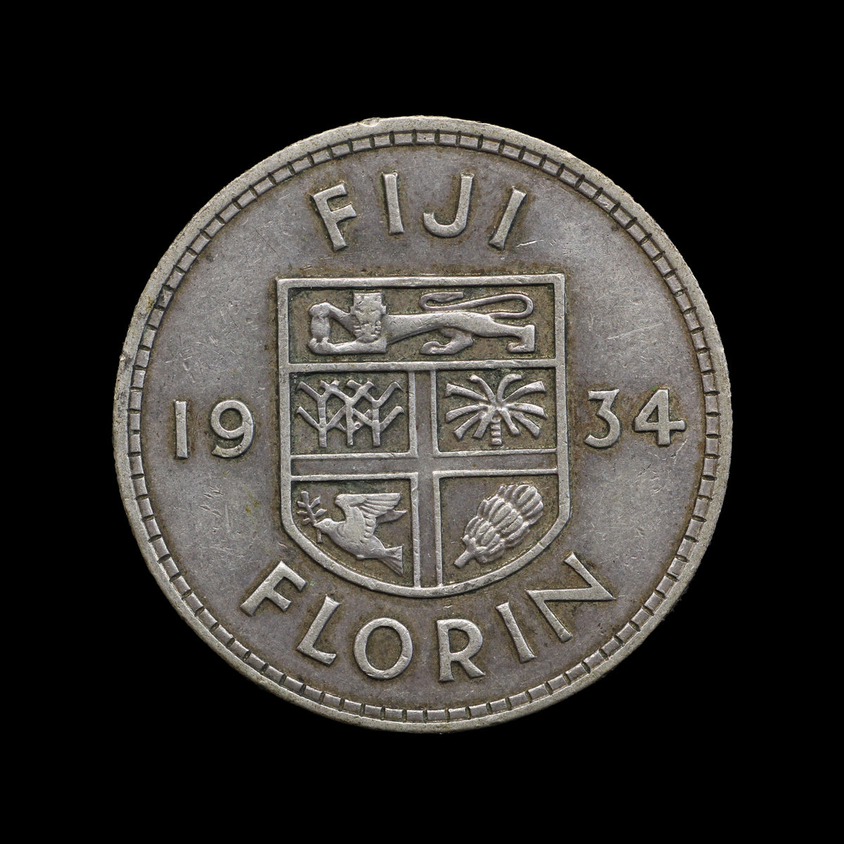 Fiji Florin 1934. gVF