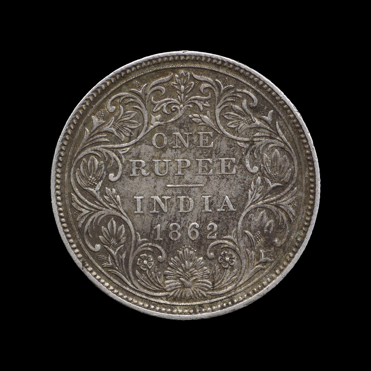 India Rupee 1862. VF